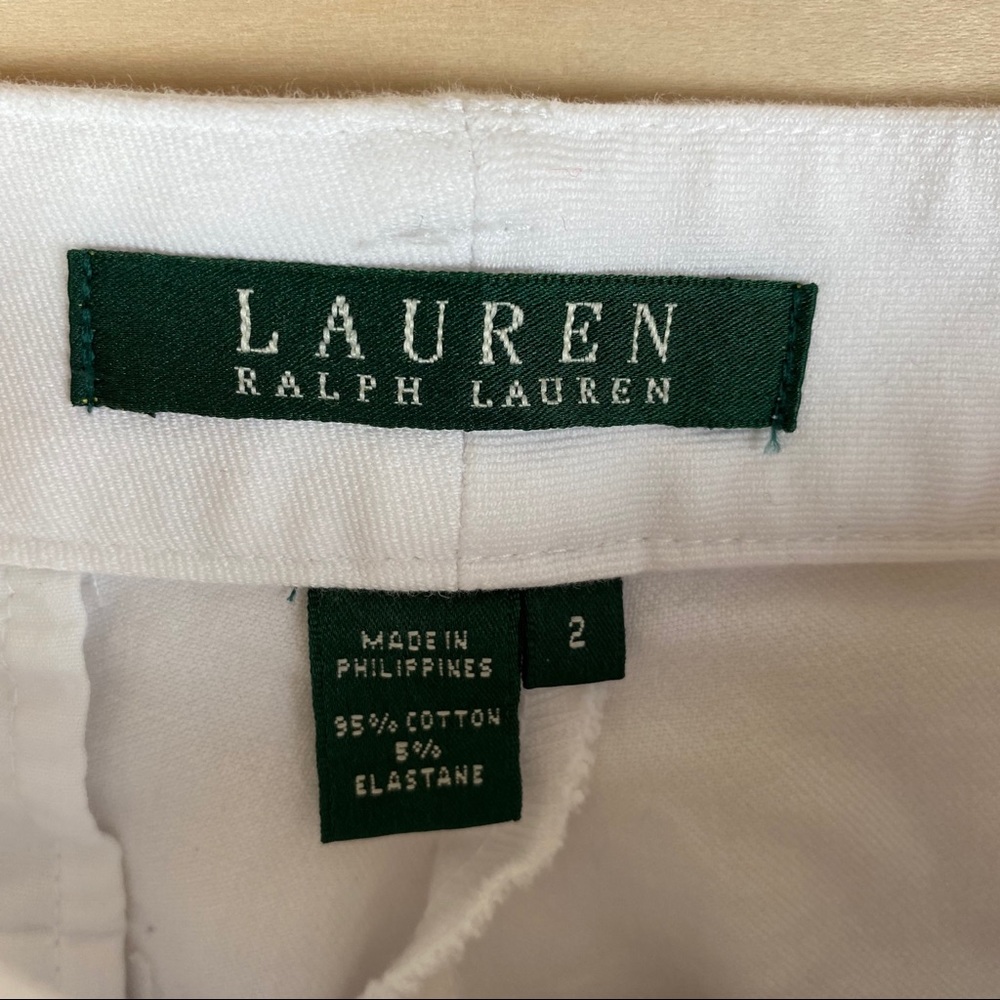 Vintage Ralph Lauren White Fitted Pants - Picture 5 of 5